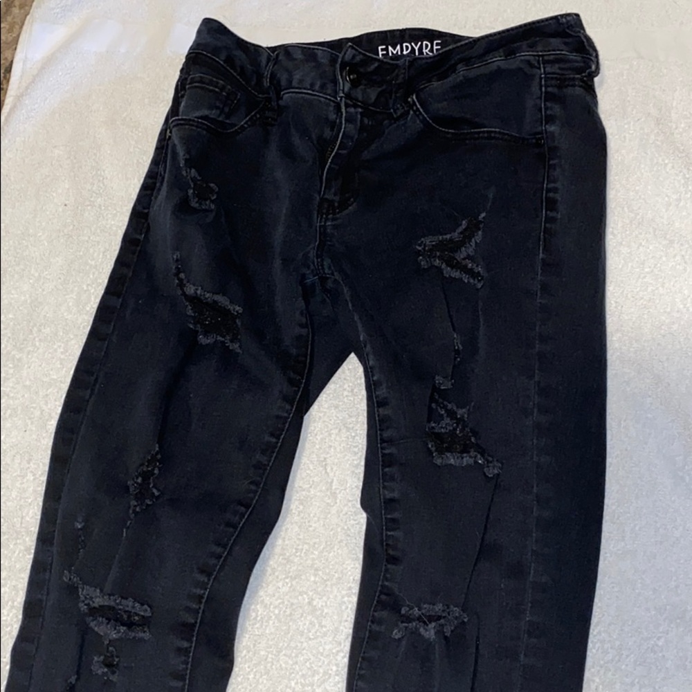 Black Holey Empyre Jeans